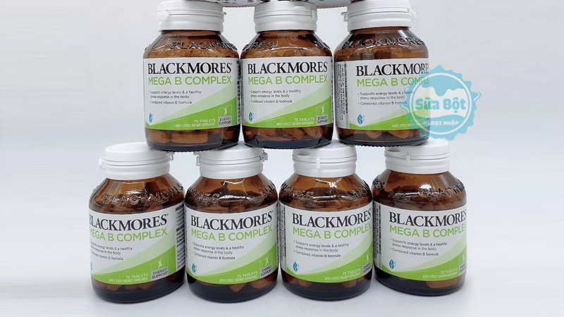 Sử dụng 1 viên uống Blackmores Mega B Complex mỗi ngày trong bữa ăn