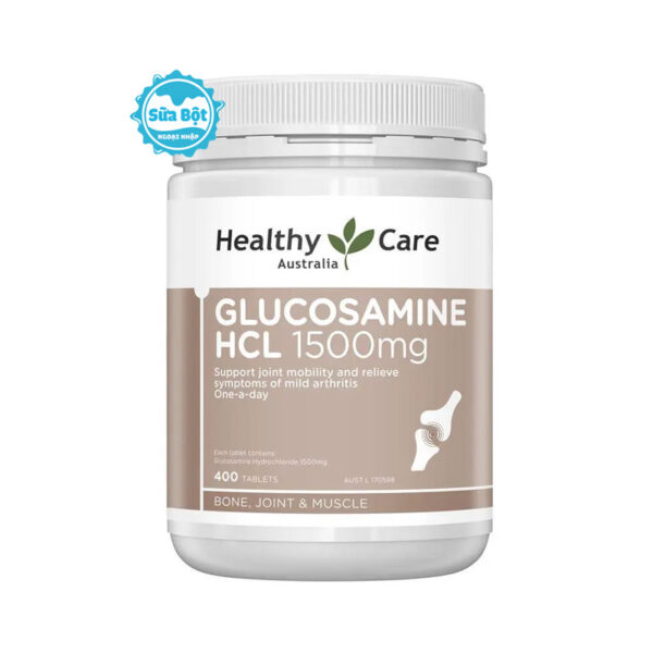 Viên uống Healthy Care Glucosamine HCL 1500mg Úc 400 viên