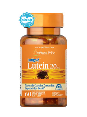 Viên uống Lutigold Lutein 20mg Puritan's Pride bổ mắt Mỹ 60 viên