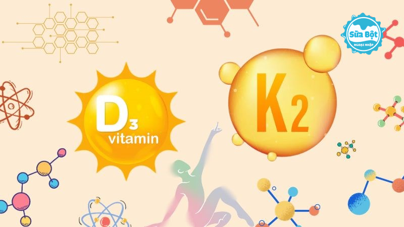 Vitamin D3K2 là một loại vitamin được kết hợp 2 thành phần chủ yếu là vitamin D3 và vitamin K2