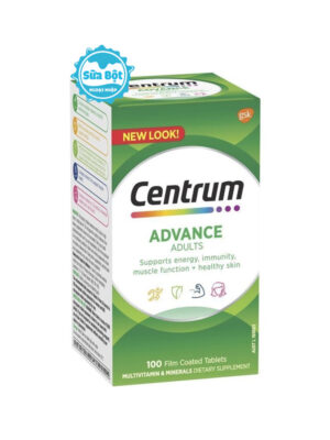 Vitamin tổng hợp Centrum Advance Adults cho người dưới 50 tuổi Úc 100 viên