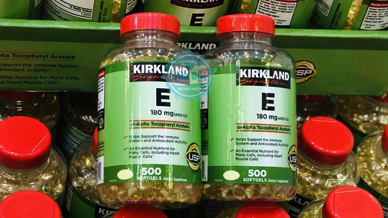 Vitamin E Kirkland là thực phẩm bổ sung vitamin E ở dạng viên uống