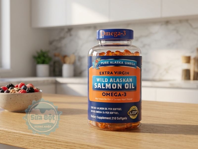 Dầu cá hồi Pure Alaska Omega giá tốt 