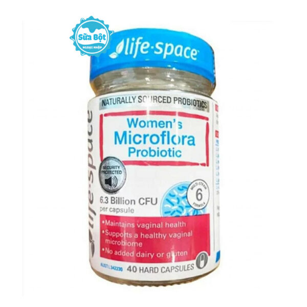 Men vi sinh Life Space Women's Microflora Probiotic Úc 40 viên