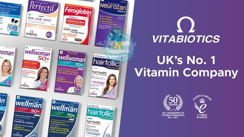 Vitabiotics, thương hiệu dược phẩm nổi tiếng của Vương Quốc Anh