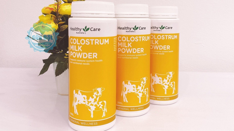 Healthy Care Colostrum phù hợp với trẻ nhỏ từ 6 tháng tuổi với dưỡng chất dồi dào 