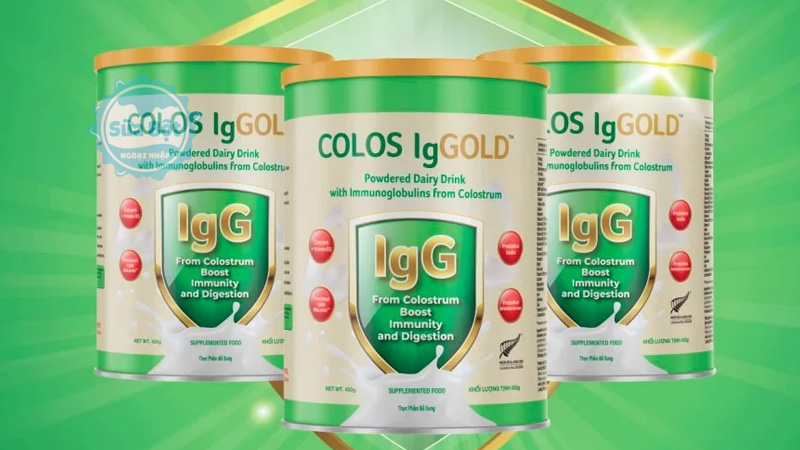 Colos IgGold cung cấp vitamin, khoáng chất, kháng thể IgG cho cơ thể trẻ