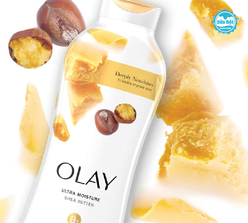 Hướng dẫn sử dụng sữa tắm Olay Ultra Moisture Plus của Mỹ 700ml