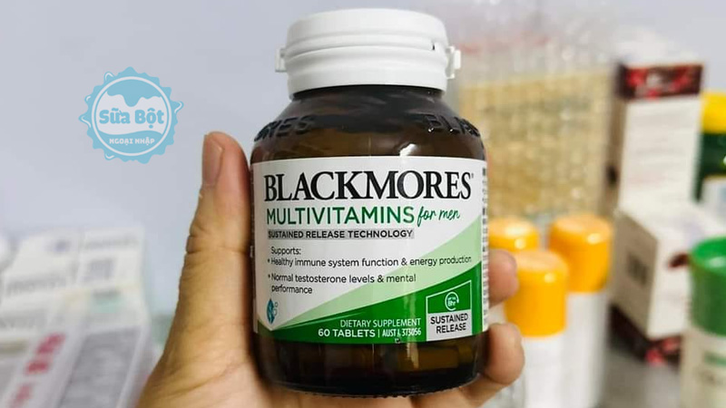 Viên uống Blackmores Multivitamins For Men hỗ trợ sức khỏe tổng thể, sức khỏe sinh sản, sản xuất năng lượng