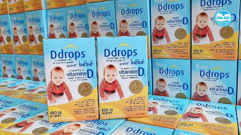 Vitamin D3 Baby Ddrops của Canada (Dành cho bé từ 0 - 1 tuổi)