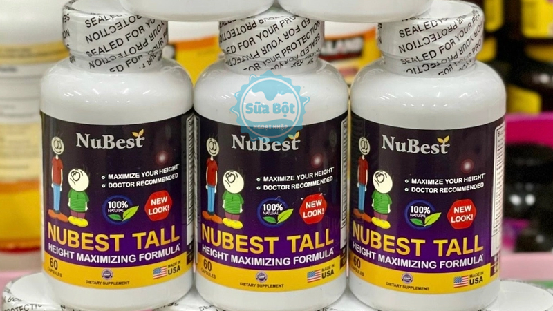 Viên uống NuBest Tall New Look chứa thành phần nguồn gốc tự nhiên, dùng an toàn với trẻ từ 5 tuổi