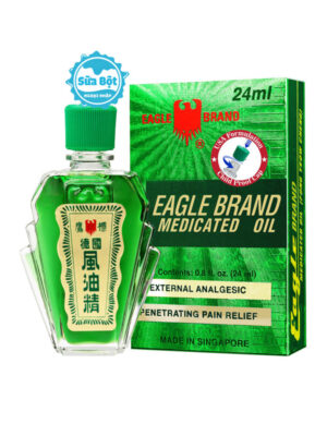 Dầu gió xanh con Ó 2 nắp Eagle Brand Medicated Oil Mỹ 24ml