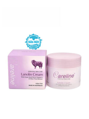 Kem Careline Lanolin Cream dưỡng da mỡ cừu Úc 100ml