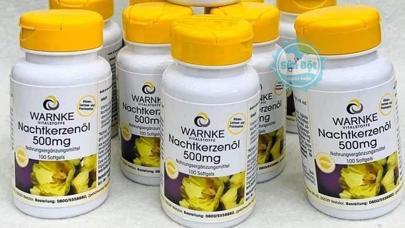 Tinh dầu hoa anh thảo Warnke Nachtkerzenol 500mg mua chính hãng tại Sữa Bột Ngoại Nhập