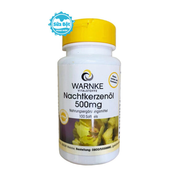 Tinh dầu hoa anh thảo Warnke Nachtkerzenol 500mg Đức 100 viên