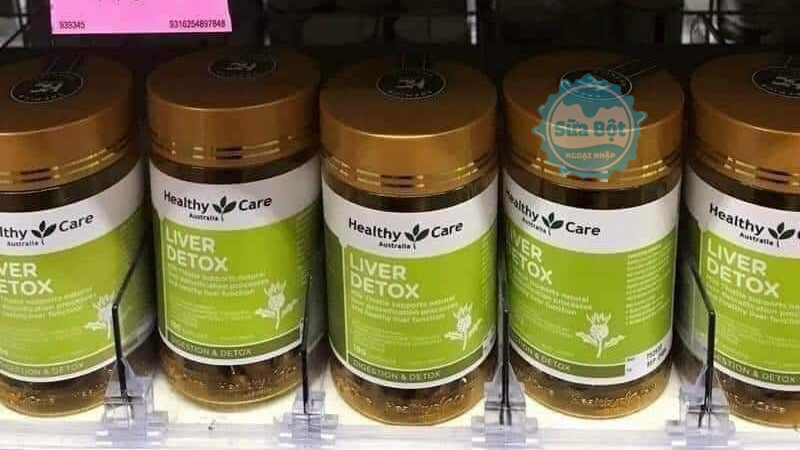 Mua sắm viên uống Healthy Care Liver Detox chính hãng tại Sữa Bột Ngoại Nhập