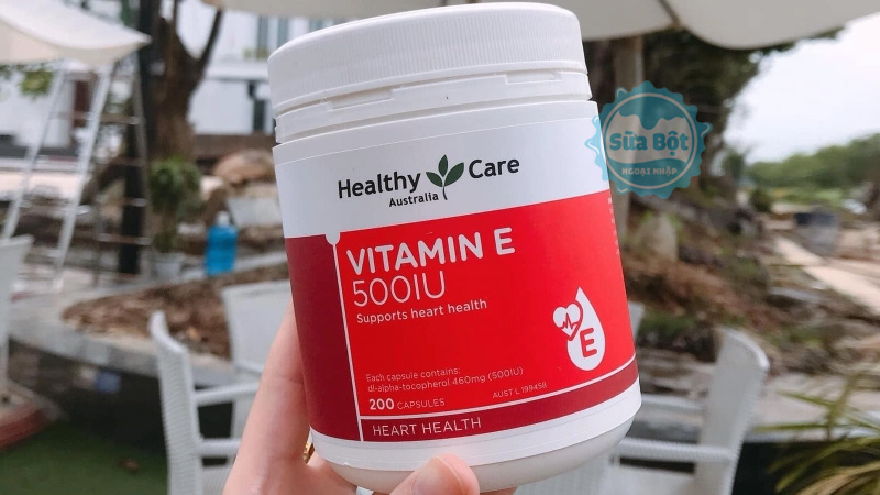 Vitamin E Healthy Care 500IU dạng viên uống dễ dùng, sản xuất tại Úc tin cậy