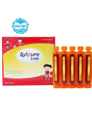 Avisure Iron bổ sung sắt hữu cơ cho bé từ 3 tuổi hộp 20 ống x 10ml