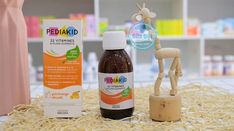 Siro Pediakid 22 Vitamines bổ sung vitamin, khoáng chất thiết yếu cho bé 