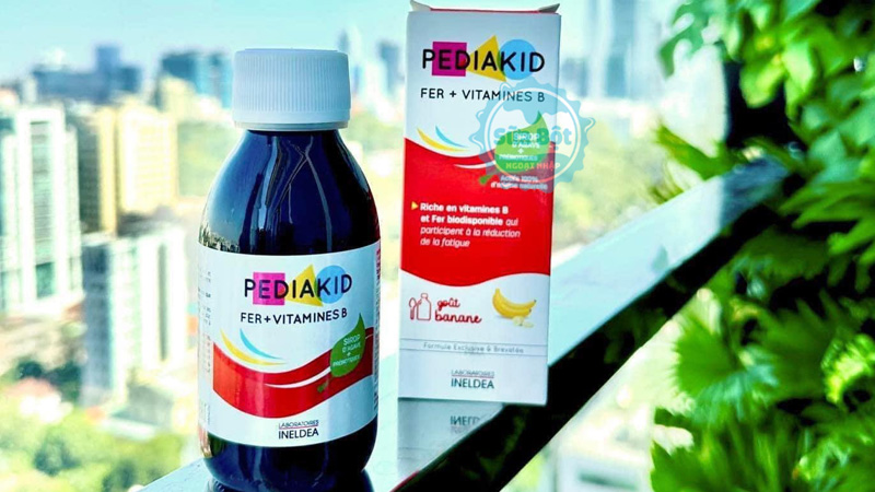 Siro Pediakid Fer Vitamines B cung cấp sắt, vitamin nhóm B giúp giảm mệt mỏi cho trẻ