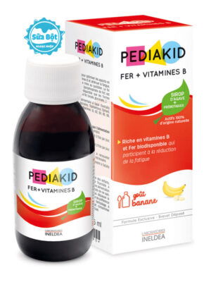 Siro Pediakid Fer Vitamines B giảm mệt mỏi cho bé Pháp 125ml