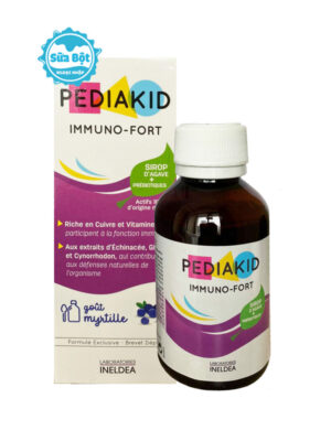 Siro PediaKid Immuno-Fort tăng đề kháng cho bé Pháp 125ml