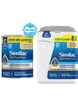 Sữa Similac 360 Total Care 5 HMO Prebiotics Mỹ cho bé từ 0-12 tháng tuổi