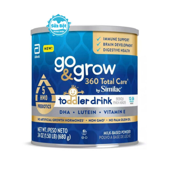 Sữa Similac Go Grow 360 Total Care Toddler Drink Mỹ 680g cho trẻ từ 12-36 tháng tuổi