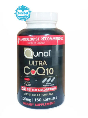 Viên uống Qunol Ultra CoQ10 100mg hỗ trợ tim mạch Mỹ 150 viên