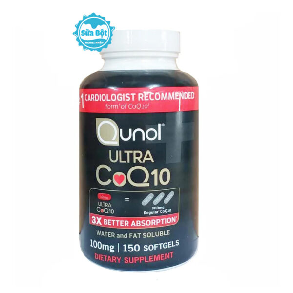 Viên uống Qunol Ultra CoQ10 100mg hỗ trợ tim mạch Mỹ 150 viên