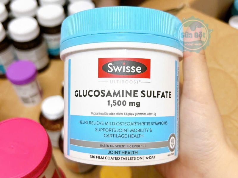 Viên uống Swisse Glucosamine Sulfate 1500mg hỗ trợ khớp chuyển động dễ dàng, giảm viêm xương khớp nhẹ Viên uống Swisse Glucosamine Sulfate 1500mg hỗ trợ khớp chuyển động dễ dàng, giảm viêm xương khớp nhẹ