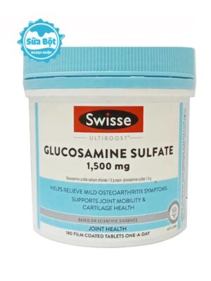 Viên uống Swisse Glucosamine Sulfate 1500mg hỗ trợ xương khớp Úc 180 viên