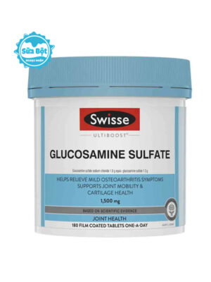 Viên uống Swisse Glucosamine Sulfate 1500mg hỗ trợ xương khớp Úc 180 viên