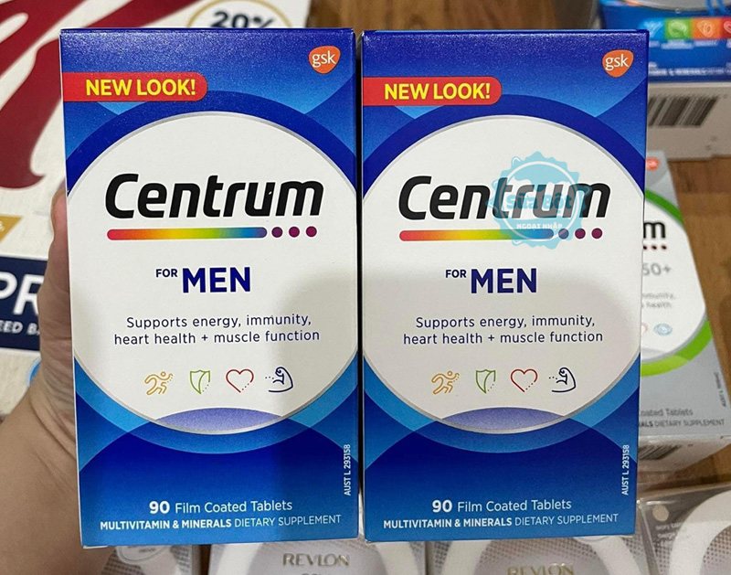 Vitamin tổng hợp Centrum For Men mua chính hãng ở Sữa Bột Ngoại Nhập