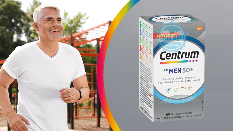 Vitamin tổng hợp Centrum For Men 50+ cho nam giới trên 50 tuổi 