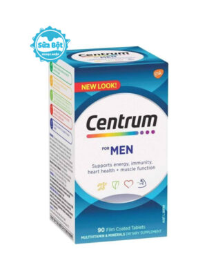 Vitamin tổng hợp Centrum For Men cho nam dưới 50 tuổi Úc 90 viên