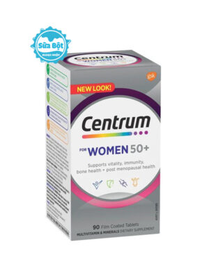 Vitamin tổng hợp Centrum For Women 50+ cho nữ trên 50 tuổi Úc 90 viên