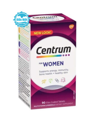 Vitamin tổng hợp Centrum For Women cho nữ dưới 50 tuổi Úc 90 viên