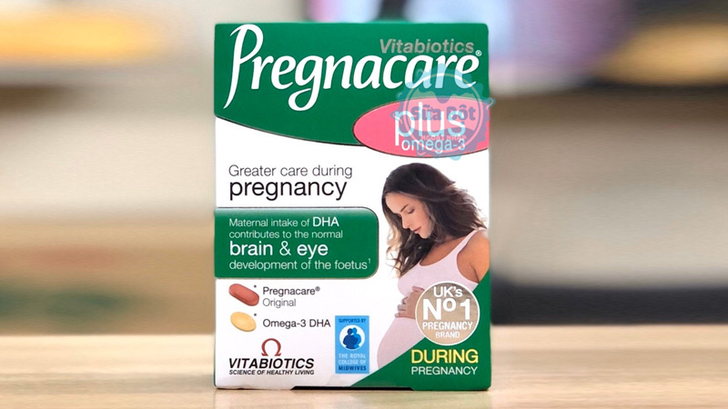 Vitamin Vitabiotics Pregnacare Plus Omega-3 cung cấp dưỡng chất cho mẹ bầu và thai nhi