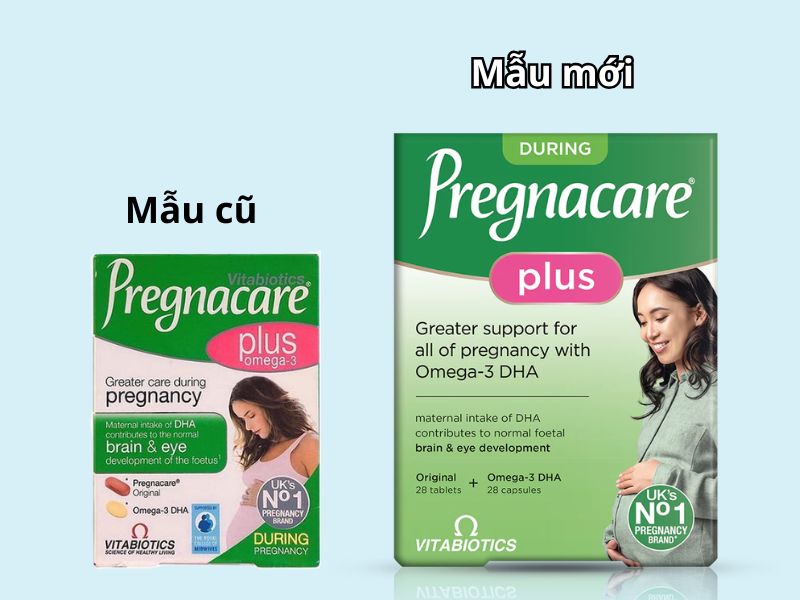 Pregnacare Plus Omega-3 mẫu mới