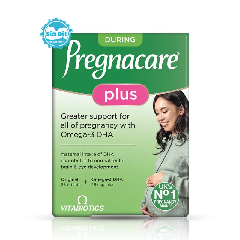 vitamin-vitabiotics-pregnacare-plus-omega-3-thump Vitamin Vitabiotics Pregnacare Plus Omega-3 cho bà bầu Anh hộp 56 viên