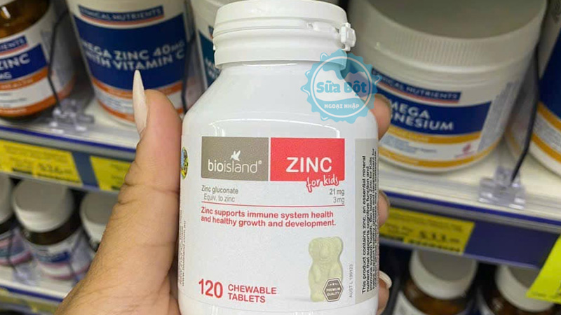 ZinC for Kids cung cấp kẽm phòng ngừa còi xương, suy dinh dưỡng