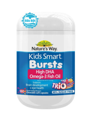 Dầu cá Nature's Way Omega-3 Fish Oil High DHA Úc 180 viên