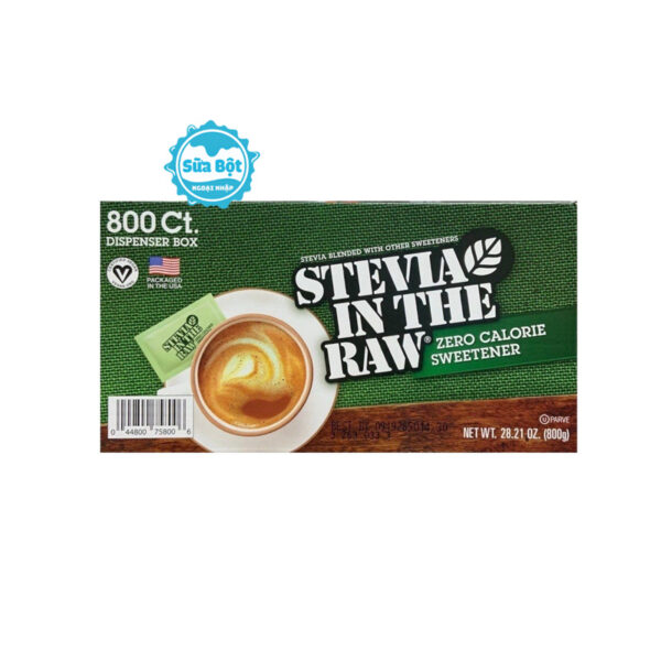 Đường ăn kiêng Stevia In The Raw Zero Calories Mỹ hộp 800 gói