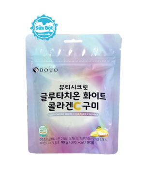 Kẹo dẻo Boto Glutathione White Collagen C vị chanh Hàn Quốc 90g