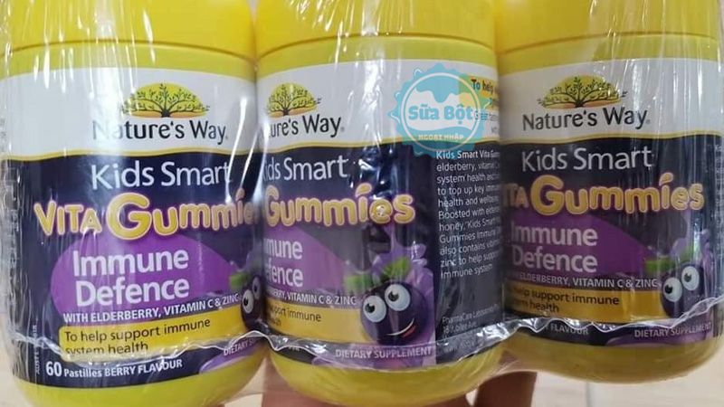 Kẹo dẻo Nature's Way Kids Smart Vita Gummies Immune Defence mua chính hãng ở Sữa Bột Ngoại Nhập