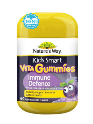 Kẹo dẻo Nature's Way Kids Smart Vita Gummies Immune Defence Úc 60 viên