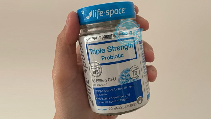 Triple Strength Probiotic cung cấp tới 96 tỷ lợi khuẩn