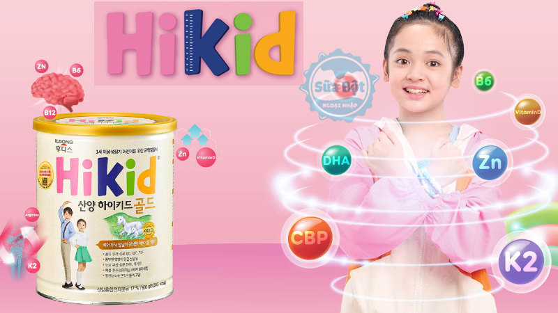 Thương hiệu sữa Hikid của tập đoàn ILDONG FOODIS danh tiếng tại Hàn Quốc 