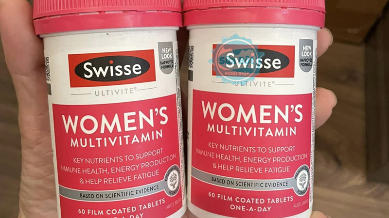 Swisse Women’s Ultivite Multivitamin giúp giảm căng thẳng, mệt mỏi cho nữ giới